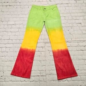 NYC Multicolor Flare Jeans